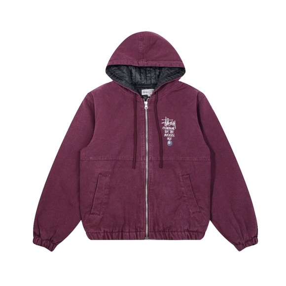 Stussy パープル　フード付きジャケット m_65e710f6f8c5daa363853d13.jpg